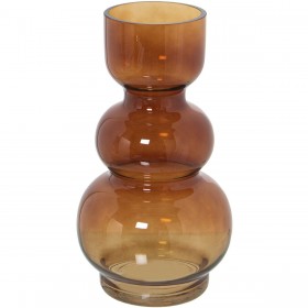 Vaso Alexandra House Living Ambra Cristallo 9 x 25 cm
