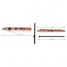 Ombrellone Rosa 220 cm UPF 50+