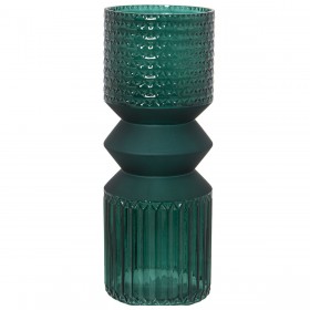 Vaso Alexandra House Living Verde Cristallo 12 x 30 cm