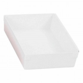Scatola Multiuso Componibile Bianco 22,5 x 15,5 x 5,3 cm (12 Unità)