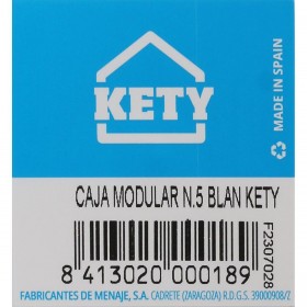 Scatola Multiuso Componibile Bianco 30,5 x 8 x 5,3 cm (12 Unità)