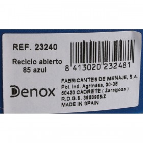 Secchio Spazzatura con Ruote Denox Azzurro 85 L 58 x 41 x 76 cm (2 Unità)