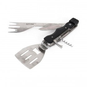 Utensili per barbecue Percutti 30 x 10 x 3,5 cm 7 in 1 Barbecue (2 Unità)