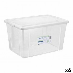 Scatola portaoggetti con coperchio Tontarelli Linea box 54 L 59 x 39 x 33 cm (6 Unità)
