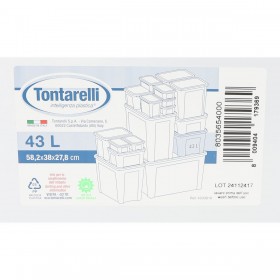 Scatola portaoggetti con coperchio Combi Tontarelli Combi (59 x 39 x 28 cm) 59 x 39 x 28 cm (6 Unità)