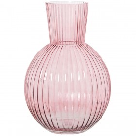 Vaso Alexandra House Living Rosa Cristallo 23 x 23 x 34 cm