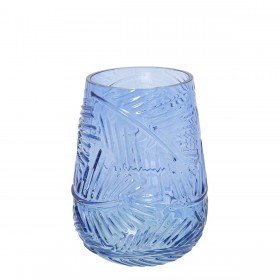 Vaso Alexandra House Living Azzurro Cristallo 13 x 18 cm