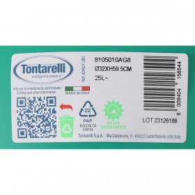 Secchio della spazzatura Tontarelli 85694 25 L