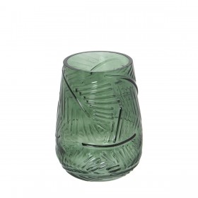 Vaso Alexandra House Living Verde Cristallo 13 x 18 cm