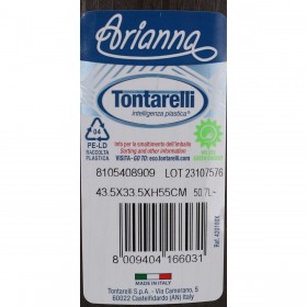 Cesto per i Panni Sporchi Tontarelli Arianna Wengue Plastica 43,5 x 33,5 x 55 cm (6 Unità)