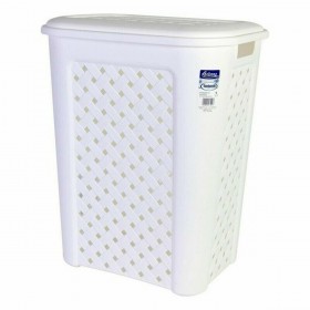 Cesto per i Panni Arianna Tontarelli 8105408_112 50 L Bianco 44 x 35 x 55 cm (6 Unità)
