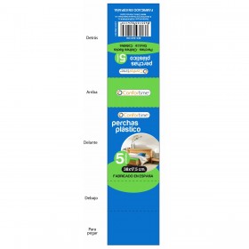 Grucce Leo Dem Leo Plastica 5 Pezzi 38 x 17,5 cm (12 Unità)