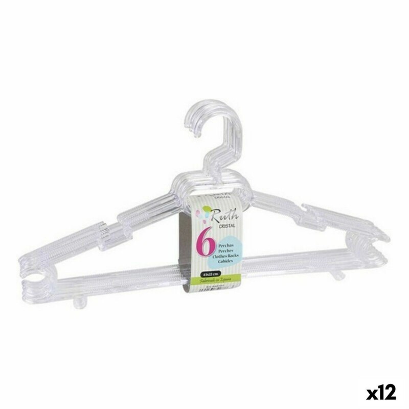 Grucce Ruth Dem Ruth Cristallo 6 Pezzi 43 x 22 x 4,5 cm (12 Unità)