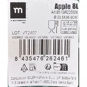 Caraffa Decorativa La Mediterránea Apple Vetro (2 Unità)