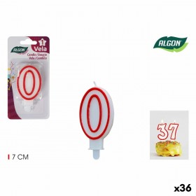 Set di Candele Algon Rosso (36 Unità)