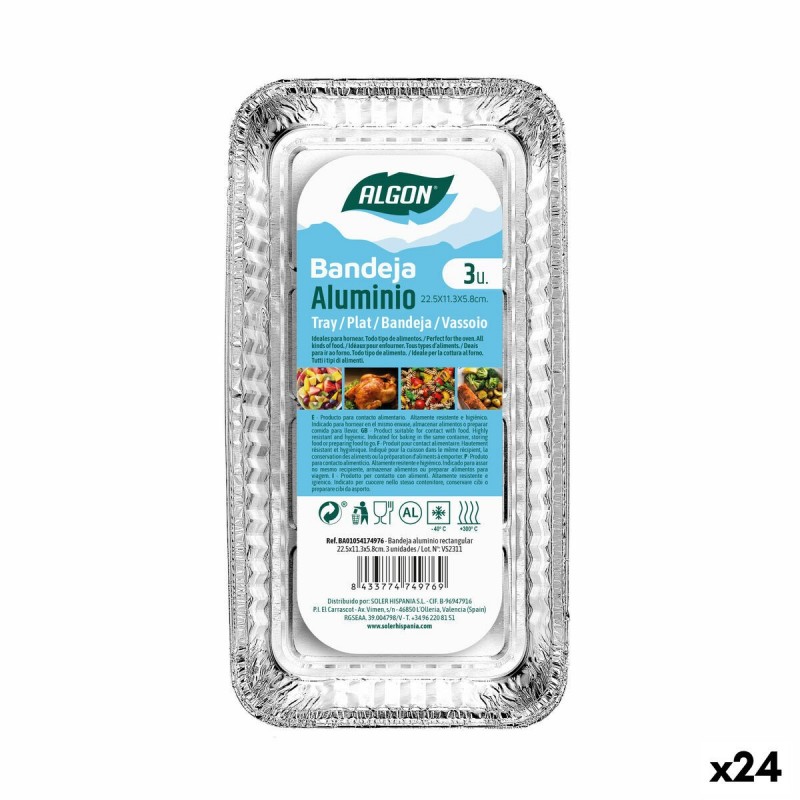 Set di Vassoi Algon 24 Unità