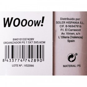 Contenitore per Sistemare Multiuso 7,5 x 7,5 x 5,6 cm (36 Unità)
