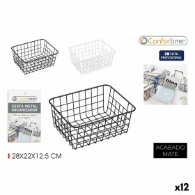 Cestino Multiuso Confortime 28 x 22 x 12,5 cm (12 Unità)