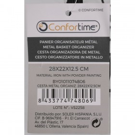 Cestino Multiuso Confortime 28 x 22 x 12,5 cm (12 Unità)