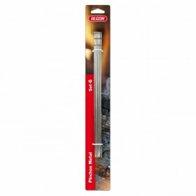Set di Spiedini per Barbecue Algon Metallo 6 Pezzi (24 Unità) (35 x 2,5 mm)