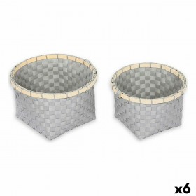 Cestino Multiuso Confortime Rotonda 26 x 26 x 17 cm 2 Pezzi (6 Unità)