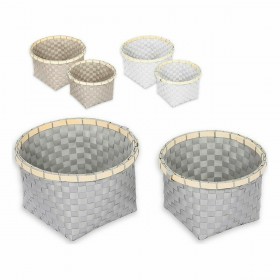 Cestino Multiuso Confortime Rotonda 26 x 26 x 17 cm 2 Pezzi (6 Unità)