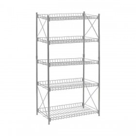 Scaffale Confortime Metallo 52 x 34 x 110 cm (2 Unità)