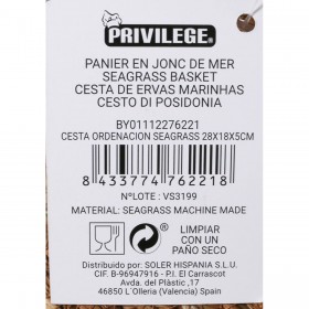 Cestino Multiuso Privilege 28 x 18 x 5 cm (18 Unità)