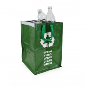 Sacchetti per la Spazzatura Confortime Glass Verde Vetro 24 Unità