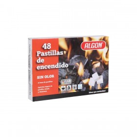 Pastiglie Accendifuoco Algon 48 Pezzi (24 Unità)