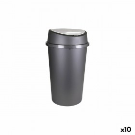 Secchio della spazzatura Tontarelli Bingo Grafite 45 L (10 Unità)