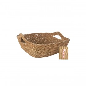 Cestino Multiuso Privilege Marrone vimini 22 x 22 x 8 cm (12 Unità)