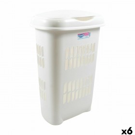 Secchio contenitore Tontarelli Bianco 55 L 46 x 34 x 64 cm (6 Unità)