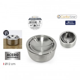Posacenere Confortime Acciaio 12 x 5 cm (24 Unità)