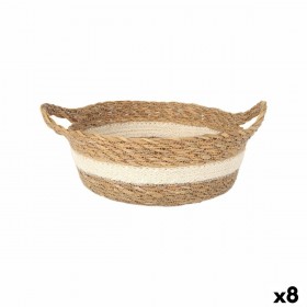 Scatola portaoggetti Privilege Privilege vimini Ø 27 x 9 cm (8 Unità)