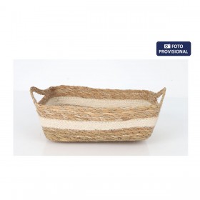 Scatola portaoggetti Privilege vimini 30 x 23 x 9 cm (8 Unità)
