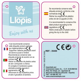Coperta per Neonato Orso Ricamo Azzurro Doppia