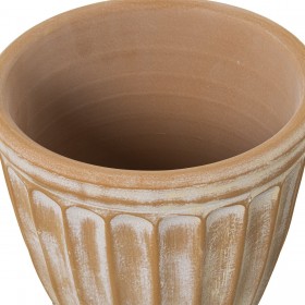 Set di vasi da fiori Alexandra House Living Giallo Ceramica (3 Pezzi)