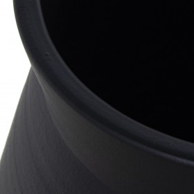 Vaso Alexandra House Living Nero Ceramica 30 x 32 cm