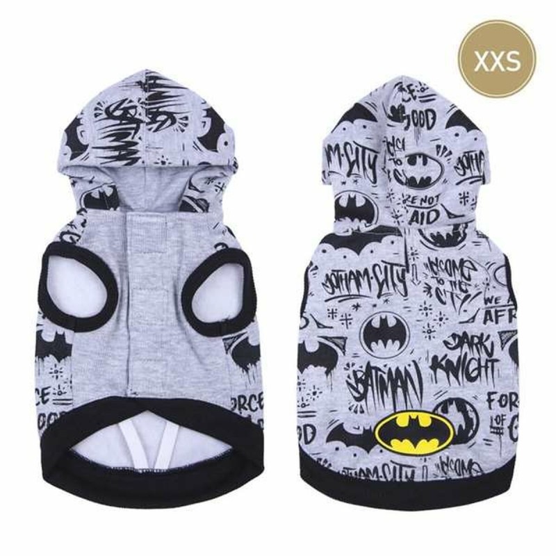Felpa per Cani Batman XXS Grigio
