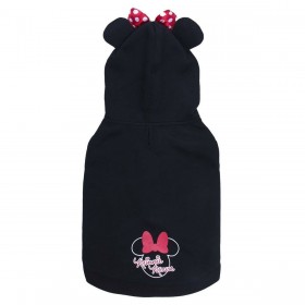 Felpa per Cani Minnie Mouse XXS Nero