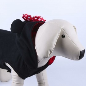 Felpa per Cani Minnie Mouse XXS Nero