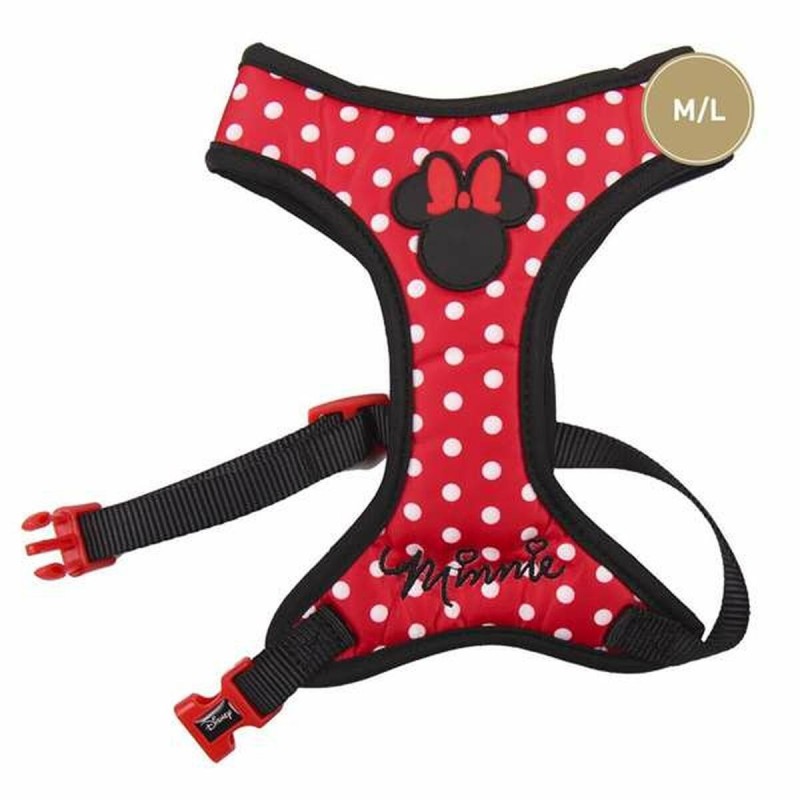 Imbracatura per Cani Minnie Mouse Rosso