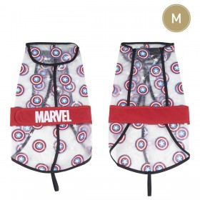Impermeabile per Cani The Avengers Rosso Trasparente M