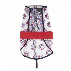 Impermeabile per Cani The Avengers Rosso Trasparente M