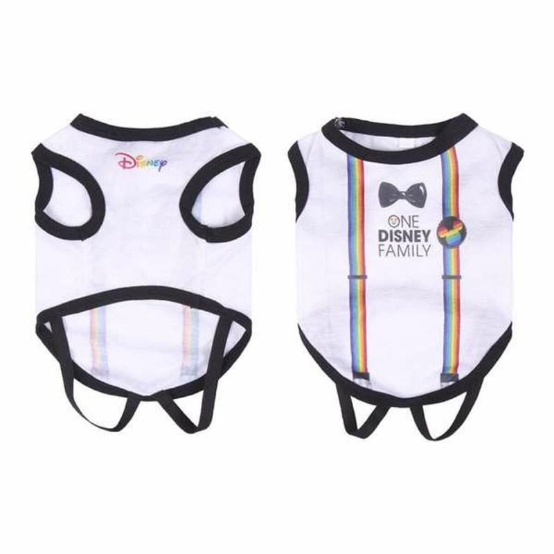 Maglietta per Cani Disney Pride Bianco
