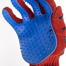 Spazzola per Cani Spider-Man Rosso 17,0 x 18,6 x 0,5 cm