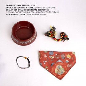 Set Regalo Harry Potter Rosso Scuro 21,0 x 21,0 x 8,8 cm Cane 4 Pezzi