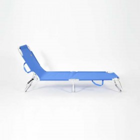 Lettino da spiaggia Ociotrends Azzurro 188 x 58 x 24 cm