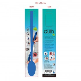 Spazzolino per Pulizia Quid Azzurro Silicone Plastica